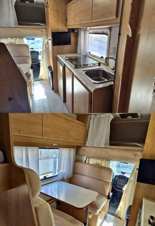 Autocaravana Mclouis capuchina con literas