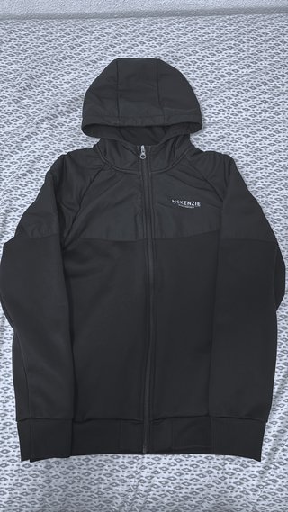 Chaqueta McKenzie negra con capucha - Talla 14/15
