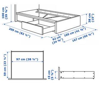PACK CAMA IKEA MALM