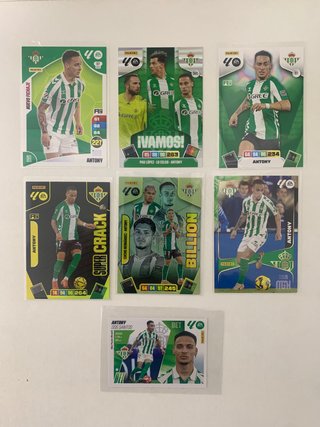 Lote cromos Antony Real Betis