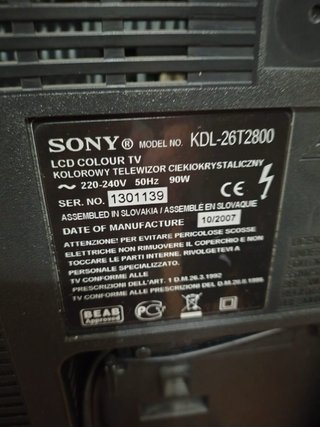 Televisor Sony Negro