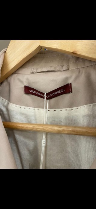 Gabardina Comptoir des Cotonniers Beige T.42