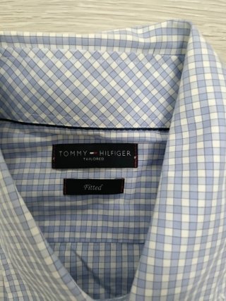 Camisa Tommy Hilfiger Manga Corta Azul Talla M