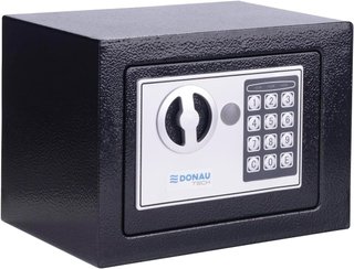 Caja fuerte digital pequeña negra Donau Tech