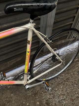 Bici urbana vintage acero manillar drop