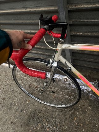 Bici urbana vintage acero manillar drop
