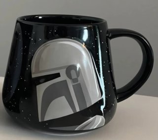 Taza Mandalorian x Grogu Cerámica Negra