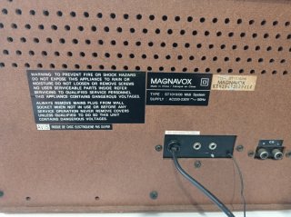 Se cambia Mini cadena Magnavox antigua