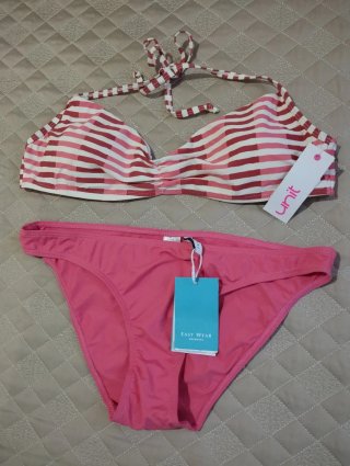Bikini Unit Talla 40 Rojo y Rosa