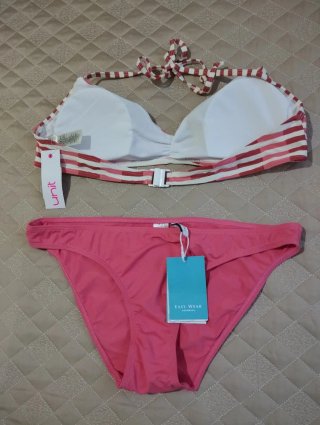 Bikini Unit Talla 40 Rojo y Rosa