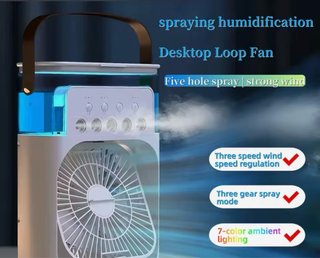 Ventilador humidificador 5 chorros