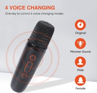 DYNASONIC Karaoke altavoz bluetooth niños