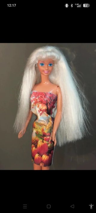 Barbie con vestito autunnale