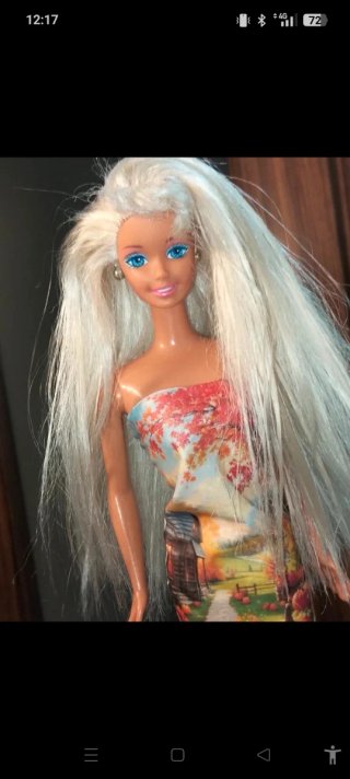 Barbie con vestito autunnale