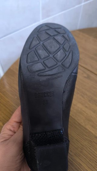 Zapatos Drucker Talla 38 Negros