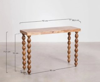 Consola de madera sklum
