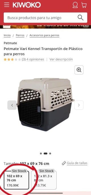 Transportín XL Perros Grandes - Casi casi NUEVO