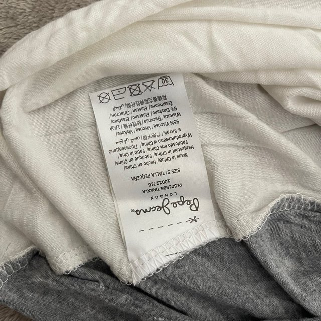 Canotá de Pepe Jeans gris/blanco