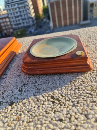 Raíz Thuya Impecable Set de  mesa Vintage