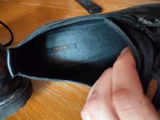 Mocassini Geox donna neri con zip