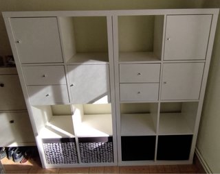 Scaffalatura Kallax Ikea Bianca