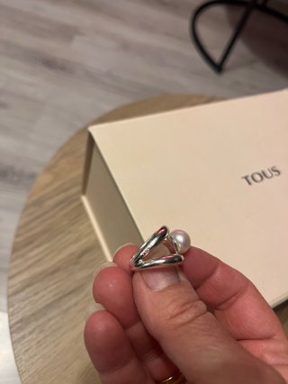 Anillo Tous Plata y Perla