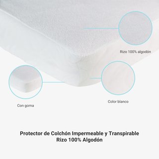 Ti TIN protector colchón cuna impermeable