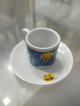 Taza y plato FC Barcelona