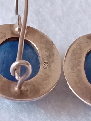 Orecchini Argento 925 con Cianite Blu