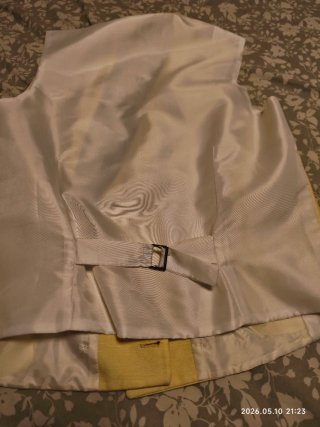Chaleco Silbón amarillo para traje