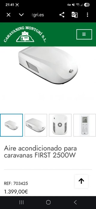 Aire Acondicionado EZA First 2500