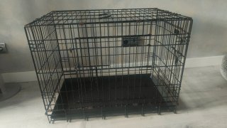 Jaula para perros negra