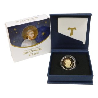2€ Italia 2026 Francisco de Asís PROOF