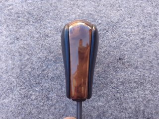 Pomo bmw e39 cuero y madera