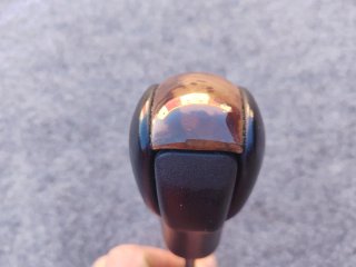 Pomo bmw e39 cuero y madera