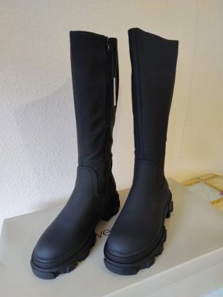Botas altas negras mujer talla 39