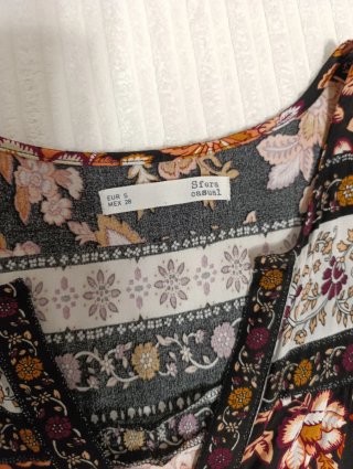 Vestido largo étnico