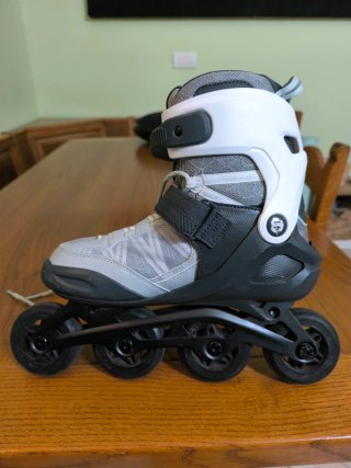 Oxelo- roller fitness adulto FIT 500 grigio