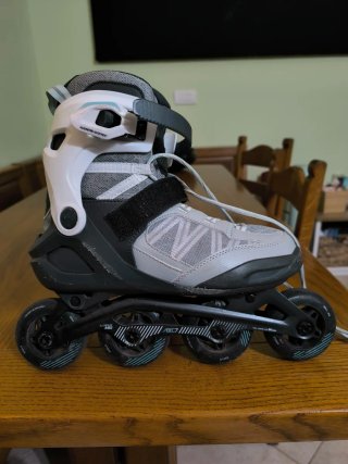 Oxelo- roller fitness adulto FIT 500 grigio