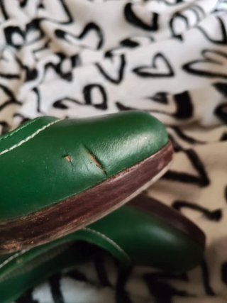 Zapatos de tacón verdes