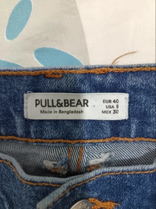 Pantalón vaquero Pull&Bear azul