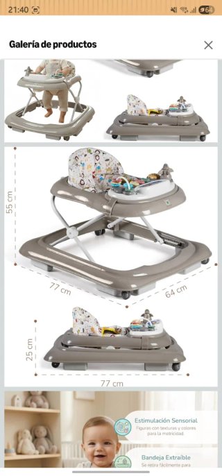 Andador Buddy Baby FUNNY +6m