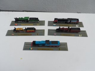 Lote 5 Locomotoras Estáticas Escala N