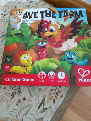 Juego de mesa infantil Hape ¡Salva la Granja!
