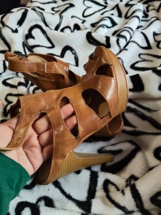 Sandalias tacón Blanco Shoes 37