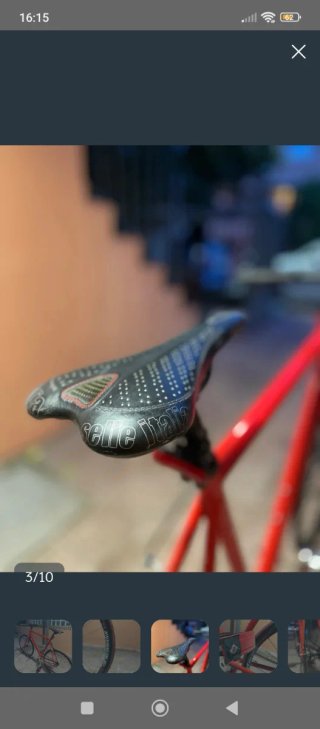 Bicicleta Fixie Roja