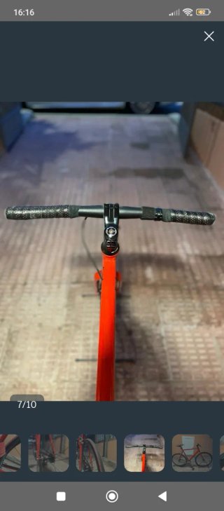 Bicicleta Fixie Roja