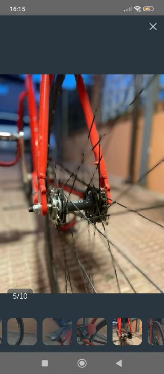 Bicicleta Fixie Roja