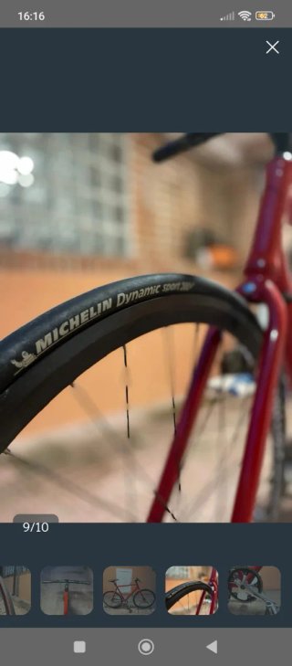 Bicicleta Fixie Roja