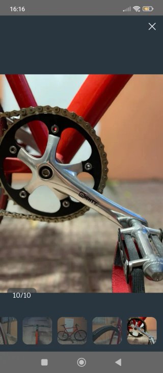 Bicicleta Fixie Roja